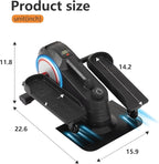 Under Desk Elliptical Machine, Ellipse Leg Exerciser with 8 Adjustable Speeds Quiet & Portable, Seating & Standing Use Pedal Exerciser, Ellipse Leg Trainer While Sitting for Seniors for Home, Office