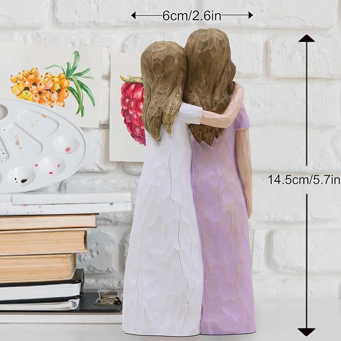 Mom Birthday Gifts, Mother of The Bride Gift, Mom Valentine Gift, Sculpted Hand-Painted Figurine