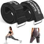 Booty Bands for Working Out, Blood Flow Restriction Bands for Women/Men, Adjustable Velcro Occlusion Resistance Bands BFR Training Bands for Glutes & Hip Building 2 Pack