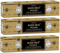3 Packs Original Satya Sai Baba Nag Champa Incense Sticks Joss Insence - Insense 15g x 3 Box NagChampa Agarbatti (Black Gold)