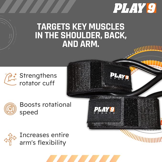 Play 9 Sports Resistance Exercise Bands Baseball Activation Elastic Training Athletes Equipment Bands