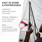 THERABAND CLX Resistance Band with Loops, 5-Foot Non-Latex Exercise Band for Mobility, Rehab, Stretching & Home Workouts, Color-Coded Resistance Levels