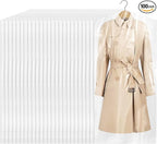 100 Pack Dry Cleaning Bags, 60x120 cm Clear Plastic Garment Bags for Dry Cleaner, Home Storage, Travel, Moving - Dust-proof