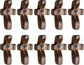 Cross My Heart/Encouragement Gift Wooden Cross Fidget for Clutching, Clinging and Praying Religious Gift(Black 10pcs)