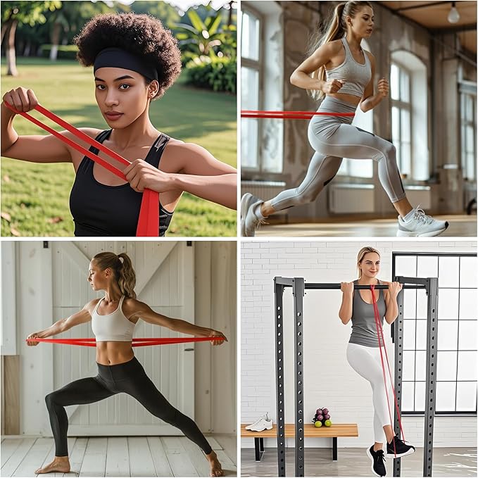 Yoga & Tension Resistance Band – Pull-Up Trainer for Strength, Chest Expansion, Flexibility & Endurance, 15-35 lb Resistance, Compact & Durable Fitness Tool