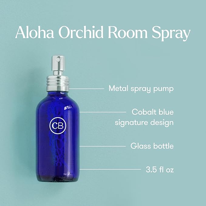 Capri Blue Room Spray - Aloha Orchid Air Freshener Spray with Notes of Orchid, Jasmine and Gardenia - Air Fresheners for Home - Floral Room Scents (3.5 oz)