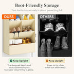 Lifewit 8 Tier Over the Door Shoe Organizer with 15 Large Deep Pockets, Fabric Hanging Shoes Shelf for Closet, Dorm Storage, Fit Up to 16 Pair Shoe Rack Holder for Sneakers, Boots, Beige