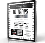 Clothing Moth Traps 16 Pack - Non Toxic Moth Traps for Clothes with Pheromone Attractant - Closet Moth Traps Odorless Sticky Traps for Closet, Carpets - Trap a Pest