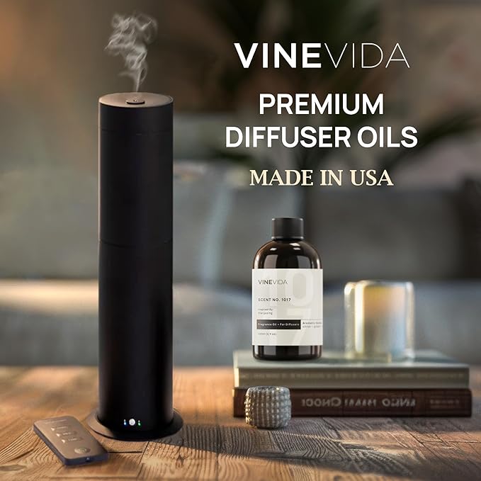 VINEVIDA [128 Fl Oz] Scent NO. 1300 Fragrance Oil for Cold Air Diffusers, Aromatic Notes of Jasmine Musk Woody, Essential Oils for Diffuser Oil Refill & Air Freshener Room Spray