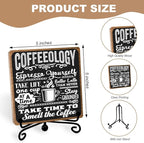 Funny Coffee Bar Accessories - Table Decorations & Desk Shelf Cubicles for Coffee Bar Decoration