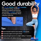 Professional Balance Pad, Nonslip Foam Exercise Balance Pad Cushion for Physical Therapy, Foam Balance Mat for Exercise, Yoga, Fitness, Stability Training and Stretching