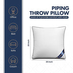 Utopia Bedding Throw Pillow Inserts (Pack of 4, White), 20 x 20 Inches Decorative Indoor Pillows for Sofa, Bed, Couch, Cushion Sham Stuffer