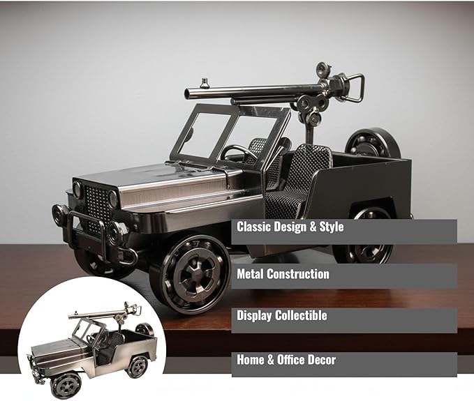 Modern Design Style Model Car Diecast Metal Retro Iron Vehicle Decoration for Desk and Home Display