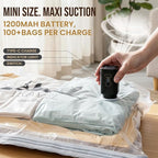 TAILI Vacuum Storage Bags with Rechargeable Cordless Pump, 8 Pack (3M+3L+2XL), Compression Packing Cubes for Luggage and Suitcase, Vacuum Seal Bags for Clothing, Cruise Ship and Travel Essentials