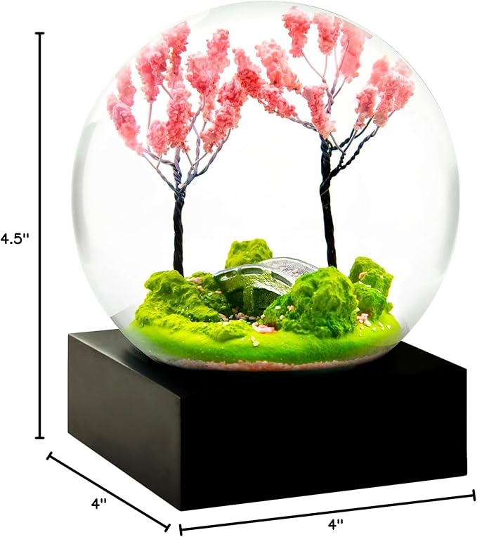 CoolSnowGlobes Spring Trees Glass Snow Globe by CoolSnowGlobes®