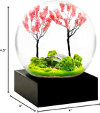 CoolSnowGlobes Spring Trees Glass Snow Globe by CoolSnowGlobes®