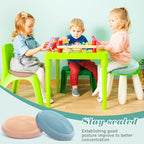 Libima 4 Pcs Wiggle Seat Inflated Wobble Cushion for Sensory Kid 13 Inches Balance Disc Flexible Seating for Classroom Sensory Pad for Chair Wiggle Cushion
