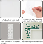 Urbraneco Floral Window and Door Corner Accent Leaf Corner Topper Decor Metal Hanging Decor for Door Corner(Dark Green)