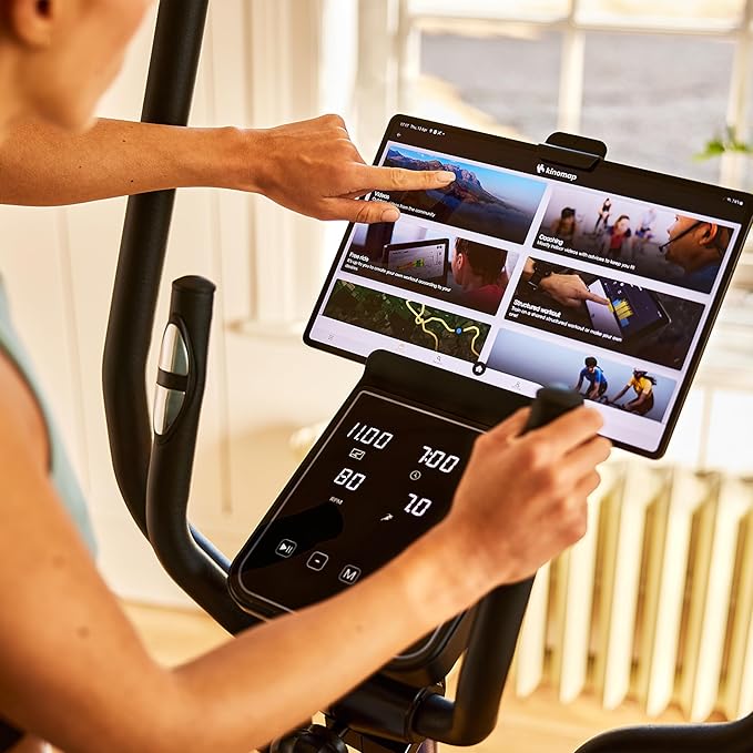 Reebok FR20 Home Elliptical Cross Trainer, Black, Cardio Exercise, 8 Resistance Levels, 264 lb. Capacity, Plus 60 Day Free Kinomap Membership