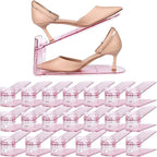 Yes!Fresh Shoe Slot Organizer, Boutique Display Style Shoe Stacker for A Pair of Shoes, Separable Shoe Rack for Closet Organization, 3 Adjustable Narrow Shoe Rack (Pink, 20 Pack)