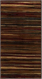 Unique Loom Barista Collection Area Rug - Icatu (2' 2" x 3' 11" Runner, Beige/Brown)
