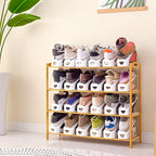 One-Piece Shoe Slot Organizer 10 Pack, Space-Saving Stackers for Closet, Entryway & Shoe Rack | No Assembly Needed