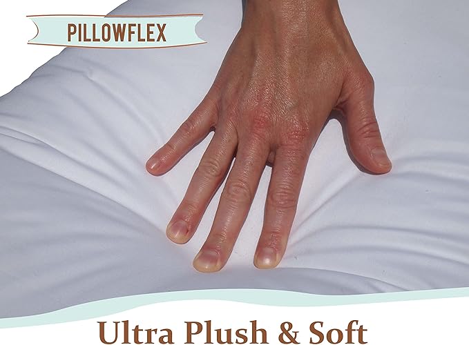 Pillowflex Premium Polyester Throw Pillow Insert - 20x20 - Ultra Soft Small Square Throw Pillow, Couch Sham, Lumbar, Back, Sofa - Machine Washable - Decorative Accent Form - 1 Soft Pillow