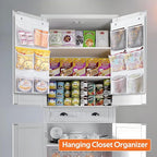 KIMBORA 2 Packs Narrow Over the Door/Wall Shoe Organizer Cruise, Small Hanging Shoe Rack for Closet with Clear Mesh Pocket for Bathroom, RV, Pantry, Camping (White)