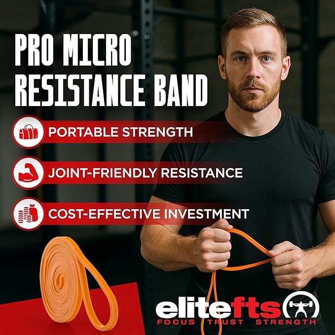 EliteFTS Pro Resistance Band - Boost Core Stability and Flexibility with This Portable, Joint-Friendly Tool