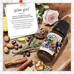 HIQILI Glam Girl Diffuser Oil, Long-Lasting Refill for Diffusers & Humidifiers, Hotel-Grade Scent Suitable for Home Use - 0.34 Fl Oz