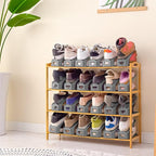 One-Piece Shoe Slot Organizer 10 Pack, Space-Saving Stackers for Closet, Entryway & Shoe Rack | No Assembly Needed