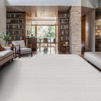 Micro Loop Indoor Rug White 9x12 Boho Geometric Neutral Area Rugs for Living Room Soft Luxury Modern Low and High Pile Durable Stain Resistant Non-Shedding Indoor Area Carpet 9 x 12