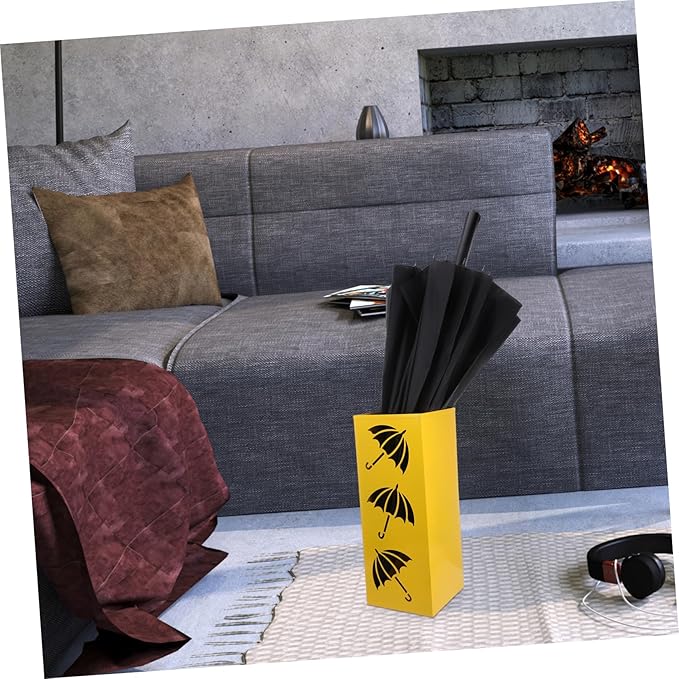 ABOOFAN Decorative Umbrella Stand Stylish Design Multi-functional Umbrella Holder for Entryway Metal Storage for Canes and Walking Sticks for Use
