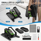 VIVURN-018 Under Desk Elliptical 12 Speed 5 Modes Mini Motorized Leg Exerciser While Sitting for Seniors As Seen on TV with Non-Slip Mat Quiet & Portable Electric Pedal Exerciser for Home and Office