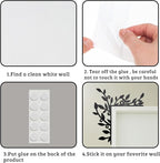 Urbraneco Floral Window and Door Corner Accent Leaf Corner Topper Decor Metal Hanging Decor for Door Corner