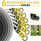 Heavy Resistance Bands for Working Out, 300lbs/360lbs Heavy Exercise Bands with Handles, Resistance Bands for Men, Weight Bands Set for Muscle Training, Strength, Yoga, Home Workout Equipment