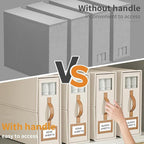 6 Pack Foldable Bed Sheets Set Organizers and Storage(King & Queen Size),Linen Fabric Closet Organizers with Window,Folding Bedding Storage Box for Bedsheets and Pillow Cube Organizer-Beige