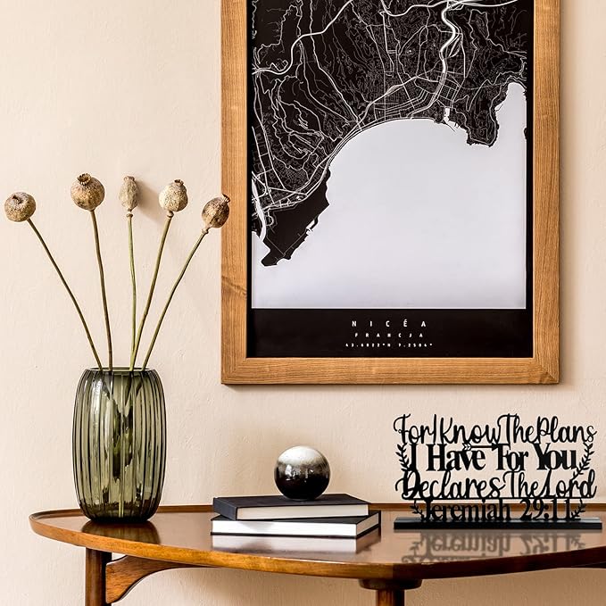 Jetec I Still Remember The Days I Prayed Sign Inspirational Table Blessed Signs Motivational Decor Farmhouse Table Home Centerpieces Faith Wooden Shelf for Living Room Office(Novelty Style)