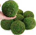 Decorative Moss Balls Set - Fake Moss Balls for Bowl Fillers, Centerpiece Decor, Home Decor, Vase Filler, Wedding Decor, Table Arrangement, Coffee Accents, DIY Crafts (Extra Large - 4"-Set of 6)
