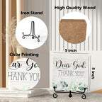 Home Decor, Farmhouse Shelf Decor For Living Room, Boho Aesthetic Table Decorations, Christian Gifts For Women Men, Entryway Tv Stand Fireplace Mantle Coffee Table Decoration (god-20)