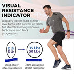 THERABAND High Resistance Bands, Set of 2 Elastic Super Bands for Improving Flexibility, Injury Rehab, & Full Body Workouts, Stretch Bands for Lifting, 1 Light & 1 Medium Band, Multi