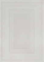 Micro Loop Indoor Rug White 8x10 Boho Geometric Neutral Area Rugs for Living Room Soft Luxury Modern Low and High Pile Durable Stain Resistant Non-Shedding Indoor Area Carpet 8 x 10