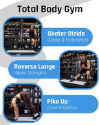 6ft & 5ft Slide Board for Exercise - Solid One-Piece Hockey Slide Board with Booties & Polish - Indoor Skating Trainer for Rehab, Mobility, Conditioning & Home Workouts - Non-Slip Grip Pads