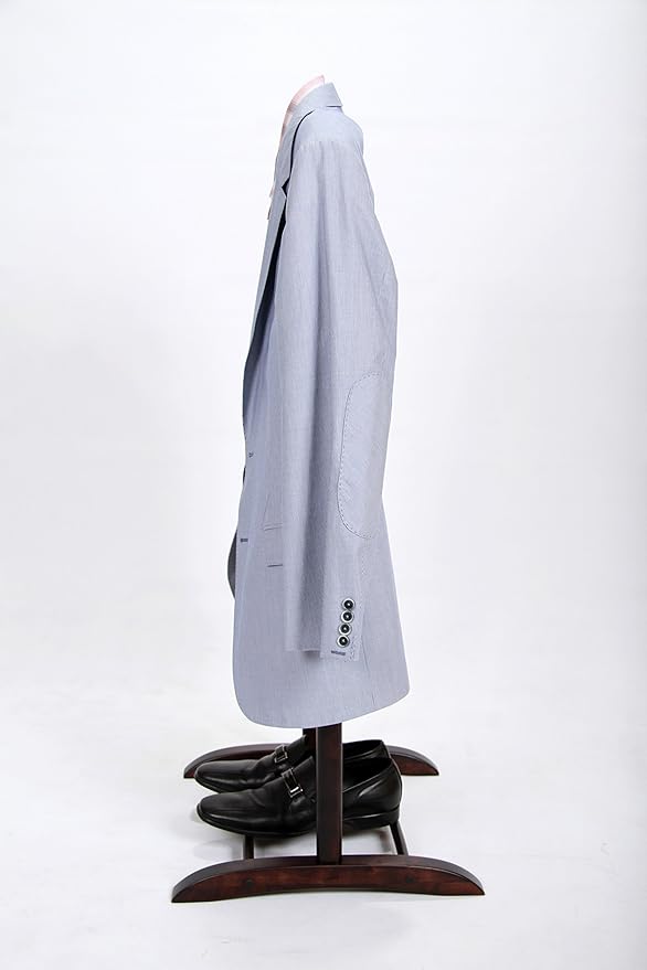 Deluxe Hardwood Clothes Valet Stand (Espresso)