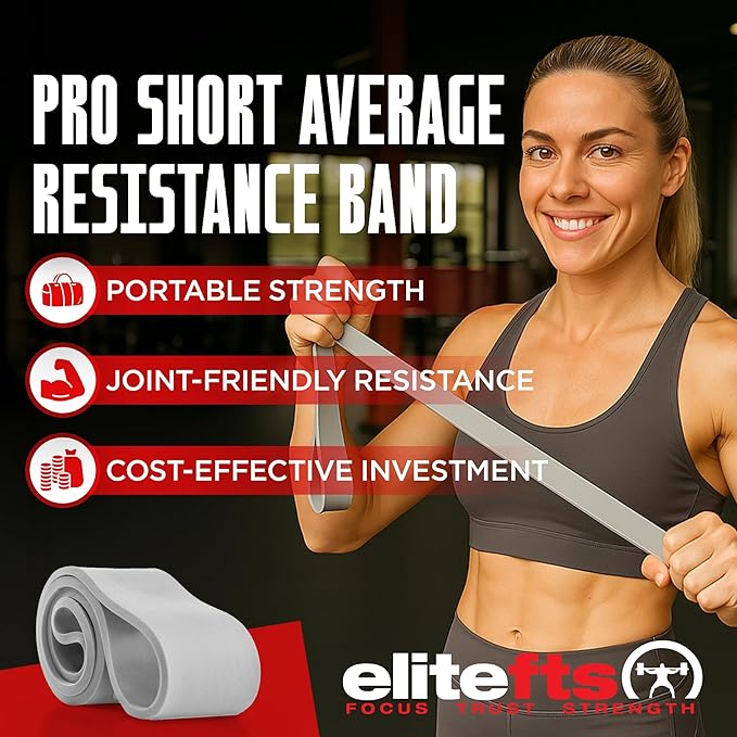 EliteFTS Pro Resistance Band - Boost Core Stability and Flexibility with This Portable, Joint-Friendly Tool