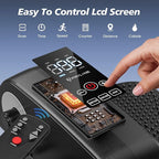 Under Desk Elliptical Machine for Senior Mini Elliptical Leg Exerciser with Remote Quiet Portable Electric Seated Foot Pedal Exerciser for Home Office