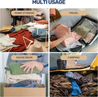 Simple Deluxe 25 Pack Space Saver Bags, Vacuum Storage Bags, Space Saver Bags for Comforters, Blankets, Bedding, Pillows and Clothes, Hand Pump Included(5 Jumbo/5 Large/5 Medium/5 Small/5 Roll M)