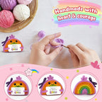 MAMAGIFTREE Thank You for Helping Me Grow - Appreciation Gifts for Teacher Mom Dad Professor Boss Mentor Coworker - Graduation Positive Rainbow Crochet