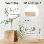 Farmhouse Decor, Acrylic Christian God Home Decorations, Aesthetic Entry Way Table Shelf Decor, Living Room Table Accessories, Boho Office Decorations For Work (01)