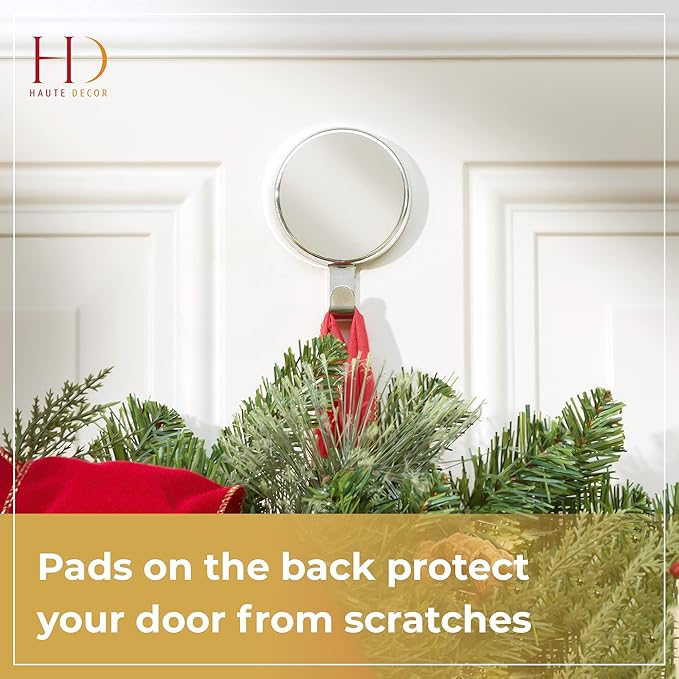 Haute Decor Attract Magnetic Hanger, 1 Pack - Strong Magnet Hook for Metal Doors and Surfaces